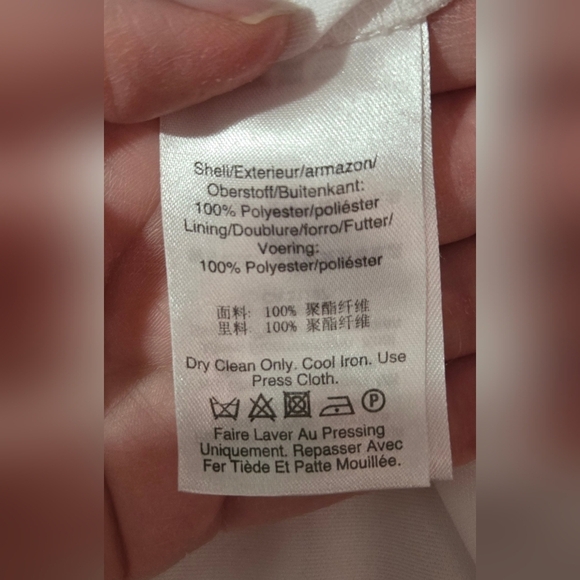 DKNY Floral Print Faux Wrap Iris Dress Multi Color Blue And Red Size 6 - Picture 11 of 11